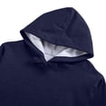 thumbnail image 3 of RJMDKXZ Mens 3 Piece Fleece Sweatsuits Long Sleeve Tracksuit Drawstring Pullover Hoodie & Crew Neck Sweatshirt & Jogging Sweatpants Sets with Pockets, 3 of 7