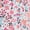 Bright White Liberty Floral, variant on Aria Women’s and Women’s Plus Short Sleeve Split Neck Henley Nightgown 40”, Sizes XS to 5X