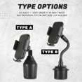 thumbnail image 4 of CAROOTU Universal Cup Holder Phone Mount Cup Phone Holder for Car Adjustable, 4 of 6