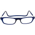 thumbnail image 2 of Clic Reader Eyeglasses Original Frosted Reflex Dk Blue Magnetic Readers Sz+1.50, 2 of 4