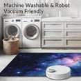 thumbnail image 5 of ODIKA 8'x10' Machine Washable Non-Slip Area Rug, Celestial Glittering Nightscape Motif High Traffic Rug, Blue, 3317, 5 of 7