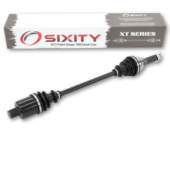 Sixity XT Rear Left Axle compatible with Polaris Ranger 1000 Diesel Crew 2015 - R15RUAD1AA 4X4