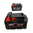 thumbnail image 2 of Milwaukee M18 18-Volt Lithium-Ion (1) High Output 6.0Ah Battery and (2) 5.0Ah Battery (3-Pack) 48-11-1856, 2 of 4