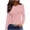 Womens Summer Tops Pink, variant on Womens Fall Clothes, Long Sleeve Shirts for Women Fashion Polka Dots Printed Crewneck T-Shirts Mothers Day Gifts