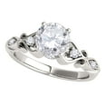 thumbnail image 1 of Aonejewelry 0.50 Ct Diamond Brilliance Cut Engagement Wedding Ring In 14K White Gold, 1 of 4