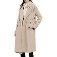 thumbnail image 6 of iHPH7 Wool Coats for Women Womens Wool Coat Pea Coats for Women Winter Coats for Women Womens Winter Clothes Long Coat Women Overcoat for Women Beige L, 6 of 9