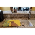 thumbnail image 2 of Carolines Treasures WDK5321DDM 21 x 14 in. Summer Sunflowers Red Pit Bull Terrier Dish Drying Mat, 2 of 5