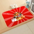 thumbnail image 4 of LAMIRO Kitchen Mats,Cushioned Anti Fatigue Red Kitchen Rug,Non Slip Comfort Mats PVC Standing Mat Indoor Outdoor,1.96x1.3FT, 4 of 7