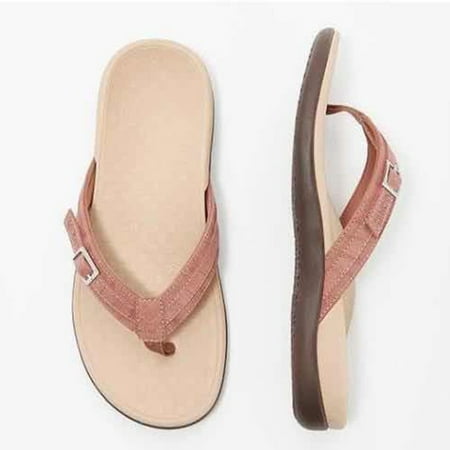 

NAYUKA Beach Sandals Flip-Flop Slides Soft PU Sole & Comfortable Fit Fashion Slides Flip Flops Open Toe Strappy Slip