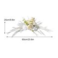 thumbnail image 2 of Flower Decor 24in Floral Decoration with 2pcs Clips Light Yellow Champagne Pink Orange Blue Wedding Arch Flowers, 2 of 6