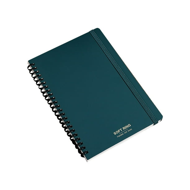 ¡Campaña con descuento!Cuaderno de espiral forrado para mujeres y hombres, cuaderno de tapa dura con rayas universitarias para trabajar y tomar notas, diarios para escribir