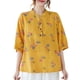 thumbnail image 1 of Blusa suelta de mujer Camisetas vintage estampadas de media manga CACAGOO Jerseys de mujer, 1 of 7