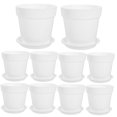 thumbnail image 5 of GOOHOCHY 10 Sets Plant Plastic Flower Pot Succulent Pot 9.50X9.50X9.00CM White, 5 of 8