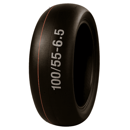 11" 100/55-6.5 Gel Self-Sealing Tire – Tubeless Anti-Puncture for Electric Scooter, Fits 90/65-6.5 & 100/65-6.5