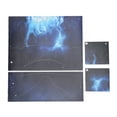 thumbnail image 1 of VR Glasses Sticker Protective Skin Decals PVC Removable Glasses Sticker for Oculus Quest 2Blue Fire,, 1 of 5