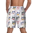 thumbnail image 2 of Lsque Mens Swim Trunks Cute Dog Pattern - Bathing Suit Compression Liner - Beach Swim Shorts Swimwear - (S-3XL) - Stretch Quick Dry -X-Large, 2 of 9