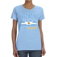 thumbnail image 2 of Wild Bobby Argentina Flag Heart Vamos Argentina Graphic | Women's Novelty T-Shirt | Soccer Fan Game Day Gift for Her Women Graphic Tee, 2 of 5