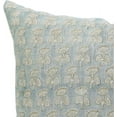 thumbnail image 6 of Hand made Pure Linen Pillow Covers with Hand Block Prints By Fabdivine, 20X20, Throw Pillowcase Cushion Cover with Zipper for Sofa, Couch, Home Décor, Outdoor, Farmhouse, Living Room, Mushroom, 6 of 8