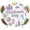 White, variant on Children's Day Round Tablecloth 36-44 Inch Round Fitted Table Cloth with Elastic Edge, Airplanes Sailing Boats Tree Cartoon School Waterproof Table Cover Protector for Outdoor Picnic Party Dining