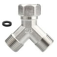 thumbnail image 1 of 1Pc Copper Dishwasher Washing Machine Tap Y Dual Splitter 1/2\" Hot, 1 of 8