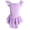 Lavender, variant on WIBACKER Ballet Leotards for Girls 2T-16Y Dance Ballet Dress Toddler Kids Flutter Sleeve Ballerina Outfits