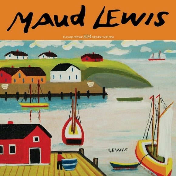 Wyman Publishing Maud Lewis 2024 30.48x60.96 CM Mur Carré Calendrier, 9781525611520