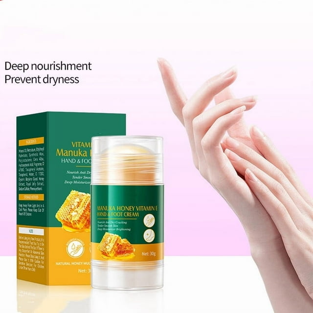 Crema Nutritiva para Manos y Pies | Hidratación Profunda | Prevención de Grietas | Absorción Rápida | Ingredientes Naturales | 1 X 30 G