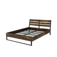 thumbnail image 2 of ACME Juvanth Wooden Queen Platform Bed in Oak and Black, 2 of 5
