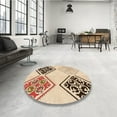 thumbnail image 3 of Ahgly Company Indoor Rectangle Patterned Light Brown Area Rugs, 7' x 10', 3 of 6