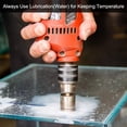 thumbnail image 4 of Efficient Chip Removal Diamond Hole Saw, Quick Drilling Through Glass, Ceramic, And Stone With Robust Material Construction For Extended Service Life, 30mm, 4 of 5