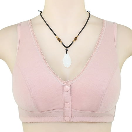 

4-pack Women s Adjustable Sports Front Closure Extra-Elastic Breathable Lace Trim Bra women s lingerie sleep & lounge bras