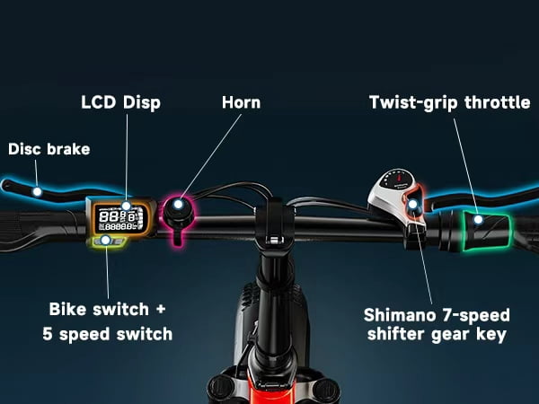 AOANGO 1000W Folding Electric Bike, 48V 20.8AH Removable Battery, 30+MPH 80 Miles, 20" Anti-Slip Fat Tire All Terrain Adult Commute Ebike