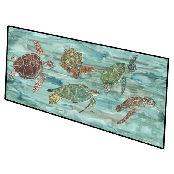 Carolines Treasures SC2090HRM2858 28 x 58 Po Tortues Caouannes en Mer Tapis de Course Intérieur Ou Extérieur