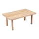 thumbnail image 3 of de pie con estante de madera, de madera para animales pequeños, jaula de juguetes, accesorios, de pie para loro y hám M, 3 of 9