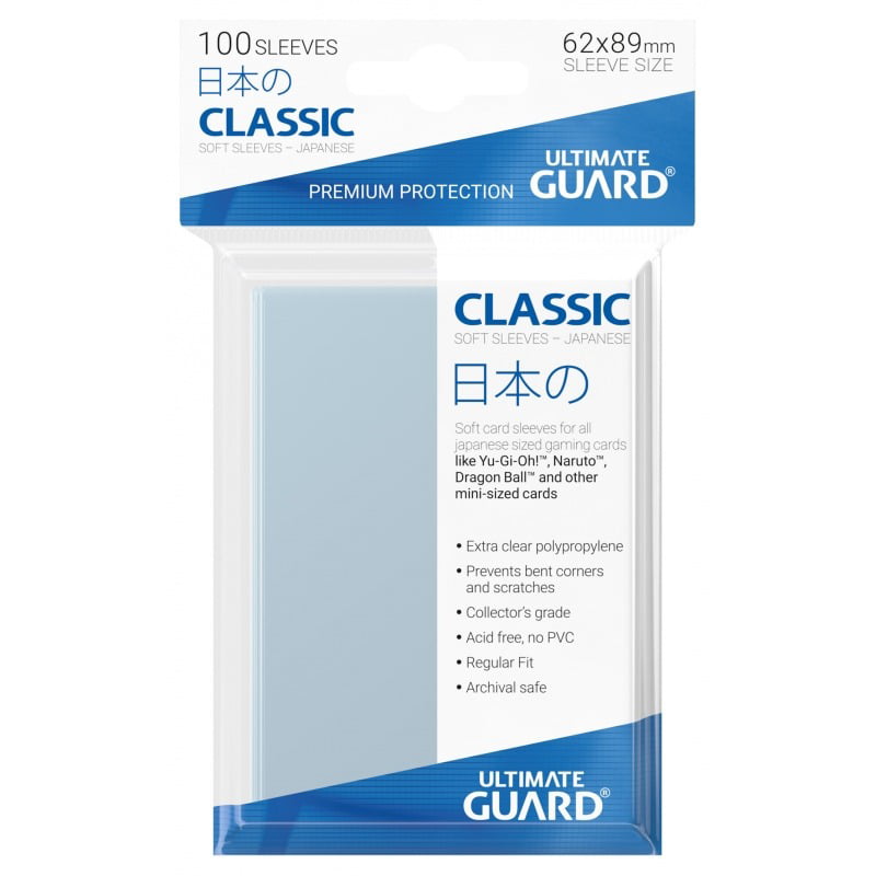 Ultimate Guard Classic Soft sleeves tamaño predeterminado transparente 100 