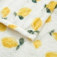 thumbnail image 2 of Mainstays Plush Throw Blanket Lemon, 2 of 8