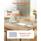 thumbnail image 2 of Protector de mesa VEVOR, PVC transparente, 1,5 mm de grosor, 90 x 180 cm, 2 of 9