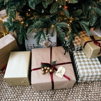 UPOUART Happy Holidays Tag Gold Plated Pointed 200Pcs 2.7X1.8In