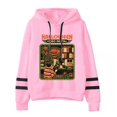 thumbnail image 1 of Sudadera con capucha de manga larga para mujer, ropa de gran tamaño con capucha de alquiler de vídeo de Halloween, Otoño e Invierno, 1 of 4
