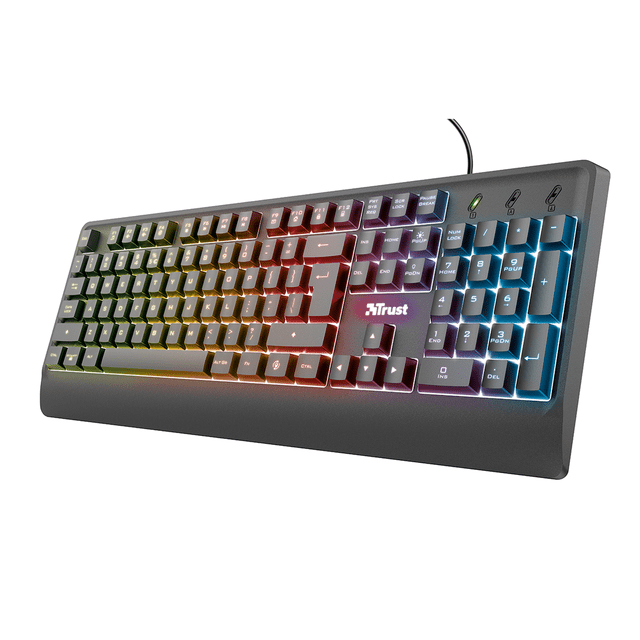 Teclado Gaming Trust Ziva Iluminacion LED