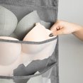 thumbnail image 2 of Estante de pared lateral doble organizador colgante para armario con bolsillos de malla ropa interior de doble cara bolsas de almacenamiento para sujetadores bragas y ANGGREK Otros, 2 of 7