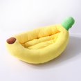 thumbnail image 2 of Lit pour Chien Doux Amovible Lavable en Forme de Banane pour Chiot Chat, 2 of 8