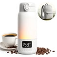 thumbnail image 1 of LEQOS 17 Oz Electric Heated Coffee Mug Rechargeable for Travel Z5 Self Heating Smart Temperature Control Warming Heated Travel Coffee Mug On The Go C, 1 of 9