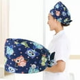 thumbnail image 3 of Gorros de trabajo ajustables a prueba de polvo Macarena Gorro Bouffant Unisex, 3 of 8