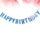 thumbnail image 2 of KAKOWELY Pancarta de feliz cumpleaños con diseño de tiburón para fiestas infantiles (azul), 2 of 4