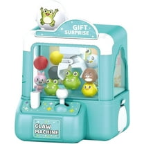 Mini Animal Claw Machine Electronic Arcade Game - Cute Animals Theme Indoor Party Game, Easy Operate Adults All Ages, Compact Space-Saving, Home Party Entertainment Office Fun, D, 1pc