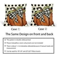 thumbnail image 5 of Fall Polka Dot Pumpkin Pillow Covers 20X20 Inch Autumn Harvest Thanksgiving Pillow Cases Orange Seasonal Square Throw Pillows Set of 2 Farmhouse Home Decor for Sofa Couch Bedroom Porch Outdoor, 5 of 6