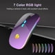 thumbnail image 4 of Mouse CC Store LED inalámbrico Bluetooth 5.1 y 2.4 GHz negro-morado, 4 of 8