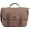 Brown, variant on Canvas Messenger Bag for Men - Laptop Briefcase for Work & Travel - Multi-Pocket Crossbody Bag