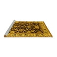 thumbnail image 2 of Ahgly Company Machine Washable Indoor Rectangle Oriental Yellow Industrial Area Rugs, 2' x 4', 2 of 4